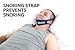 NoSnore - Anti Snoring Jaw Strap - Comfortable Headband Secures Chin During Rest - Free Ebook Included