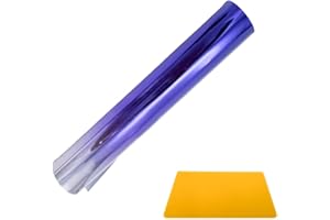 Kewucn Car Window Sun Visor Strip Tint Film, Auto Tint Film for UV Rejection and Heat Reduction, Front Windshield Solar Protection Film for Shading and Filtration, Car Accessories (Gradient Blue)