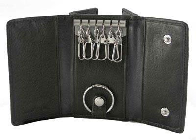 Osgoode Marley Cashmere Double Key Case (Black)