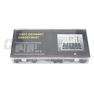 125-delige rubberen doorvoertule Assortimentset Goede elektrische weerstand Vermogen Elektrische draad Pakkingring…