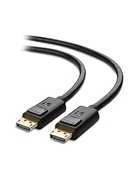 Cable de DisplayPort a DisplayPort, chapado en oro, de Cable Matters 6 patas