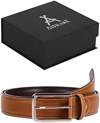 35-36 Affilare Men's Dress Belt 35mm Tan 12PX113TN