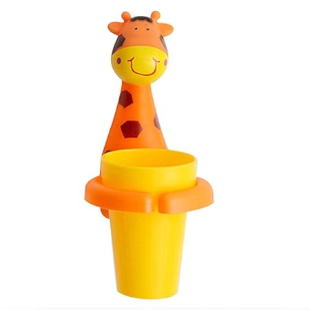 iStary Kreative Kinderzahnbürsten Badezimmer Halter Antike Set Nettes Tierkind Drei Tasse Zahnbecherhalter Zahnbürste Mund Be