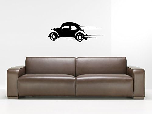 VW Beettle Car wall decal nursery room mancave garage dealership gm2311