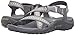 Skechers Women's Reggae Kooky Flat Sandal, Grey/Amp; Yellow, 9 M US