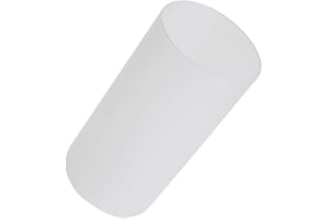 SHENGQINGTOP Frosted Cylinder Glass Shade with 1.7" Opening, Pendant Light Cover, Lighting Fixture Replacement