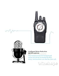 Walkie Talkie Radios Baofeng BF-888s - Radios de largo alcance con antena de micrófono para auriculares, Vhf/UHF, radio de dos vías de 5 W, radio de mano de 2 vías, transmisor de frecuencia con micrófono para auricular, 6 unidades
