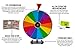 Kamtan Spinning Prize Wheel - Balanced Spin and Sturdy Iron Base - 15