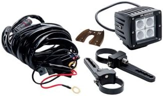 Slasher Products Trail Series LED Lights and Wiring Harness Kit 4 Pod Flood 12 Watt for Yamaha YFZ 450 2004-2009