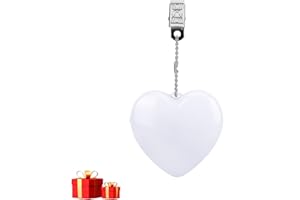 FIALAME Rechargeable Purse Light Handbag Light,2.8" LED Bag Lights for Purses with Automatic Sensor,Heart Shaped Lights for Inside Purse,Purse Must Haves Accessories for Women,Girls,Mother