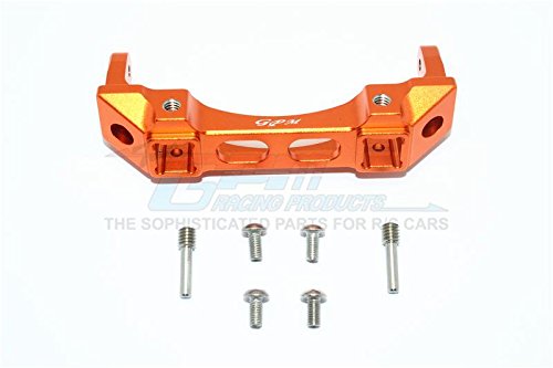 Traxxas TRX-4 Trail Defender Crawler Upgrade Parts Aluminium Front Bumper Mount - 1Pc Set Orange