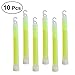 Baluue 210PCS 6-INCH Industrial Grade Glow Sticks Ultra Bright Emergency Light Sticks – Green10 Yellow10thumb 1