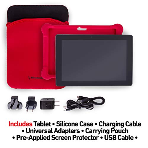 [4 Bonus Item] Simbans TangoTab 10 Inch Kids Tablet with RED Bumper Case 2019 Model | 2GB RAM, 32GB Disk, Android 8.1 Oreo | WiFi, USB, HDMI, Bluetooth | 2+5 MP Camera Computer PC - Thumbnail 6