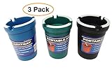 Pro Image Portable Car Ashtray (3 Pack) Vehicle auto Cup Holder Ashtrays