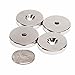 TAQTON Neodymium Magnets N52 Ring w/Countersunk Hole, 4 Pack, 34 lbs Holding Force, 1.26”D x 0.20”H. Super Strong Permanent Rare Earth Magnets. DIY, Kitchen/Garage Tool Organizer Magnets