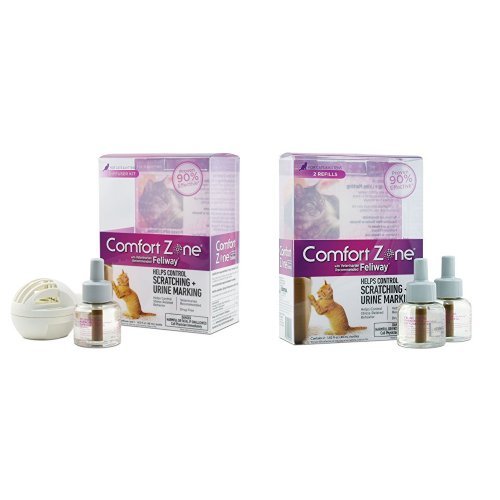 Comfort zone feliway diffuser kit and comfort zone feli…