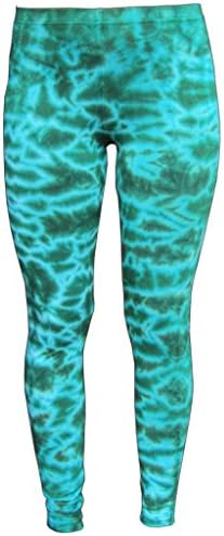 PANASIAM Batik Leggings, Stretchy Viscose, Soft and Cosy, Sizes M and L, Bright Colors in Various Designs