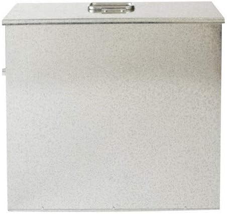 De Vielle Hot and Cold Ash Pan Box, Black, 54x50x37 cm - Image 4