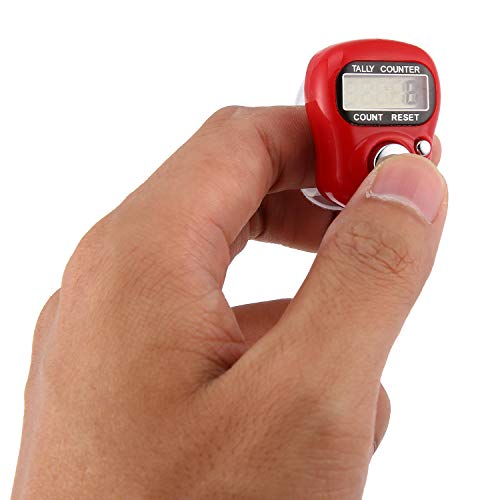 1pc Creative Stitch Marker Row Counter LCD Electronic Digit Finger Ring Digital Tally Counter Clicker Timer