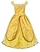 JerrisApparel Princess Belle Costume Deluxe Party Fancy Dress Up for Girls (7 Years, Yellow One)