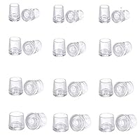 MQUPIN 12 Pairs High Heel Protectors Anti-Slip Heel Repair Caps Covers for Grass and Mud,Perfect for Weddings,Outdoor Events for Women