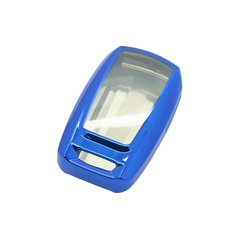 BROVACS Soft TPU Case Shell Cover Protector Holder Compatible with DODGE RAM 2500 3500 4500 5500 1500 Smart Remote Key Fob 3 4 5 6 Button SV9753 Blue