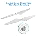 Powerextra 2 Pairs Replacement 9450 Self-Tightening 2CW/2CCW Propellers for DJI Phantom 2, Phantom 3 SE, Professional, Advanced, Standard, 4K (White)