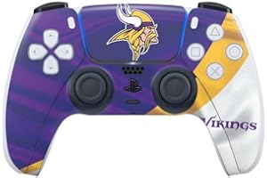 Skinit Decal Gaming Skin Compatible with PS5 Controller - Officially Licensed NFL Minnesota Vikings Design