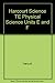 Harcourt Science Physical Science, Grade 5 Units E and F, Teacher's Edition