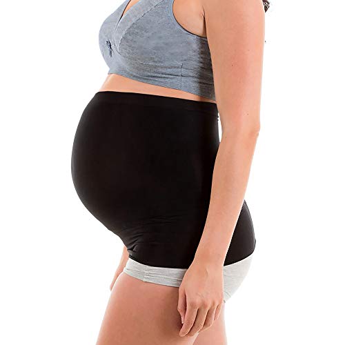 Womens Maternity Belly Band for Pregnancy Nonslip Silicone Stretch