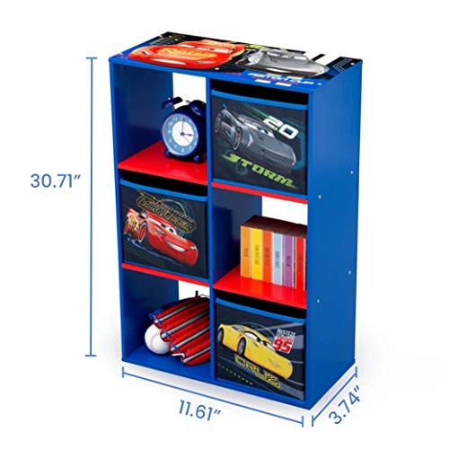 Delta Children 6 Cubby Storage Unit, Disney/Pixar Cars Pricepulse