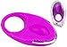 IntiMate Silicone Pleasure Ring - Vibrating Cock Ring - Waterproof USB Rechargeable Penis Ring Vibrator - Sex Toy for Couples - 1 Year Warranty -For Him and Her - Medical Grade Silicone (Purple)