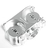 Yamix Worker Aluminum Alloy Modified Flat Flywheel Cage Set for nerf n-strike elite stryfe/rapidstrike CS-18 - Silver