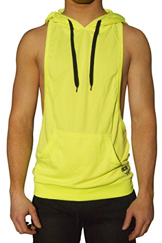 NEON NATIONMuscle Cut Athletic Bodybuilder Stringer Tank Top Hoodie