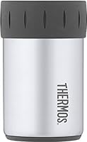 Thermos Aislante de acero inoxidable para bebidas en lata de 360 ml, gris plomizo