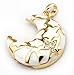 Crystal Diamond Moon style Crystal USB Flash Drive with Necklace:8GB