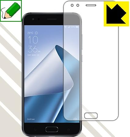 Amazon Pda工房 Asus Zenfone 4 Ze554kl ペーパーライク 保護 フィルム 前面用 反射低減 日本製 スクリーンプロテクター 通販