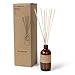 P.F. Candle Co. Golden Coast Classic Scented Rattan Reed Diffuser (3.5 fl oz) Amber Glass Jar, Fine Fragrance Oil, Flame-Free Fragrance, Made in The U.S.A.