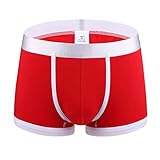 4 Men's Pack Breathable Cotton Underwear Briefs no Fly Stretchy Waistband Bamboo Rayon Ultra Soft Trunks Boxer in 3/4GL