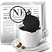 Leather Portable Folding Pocket Magnifier 10X Magnification-Black