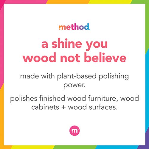 Method Wood Polish, Almond, For Wood Surfaces, Furniture and