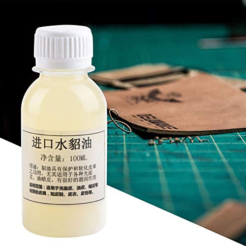 KEYREN Gel Gloss Mink Oil Leather Protector Conditioner Shoe Gloss Care Maintenance Soften Brighten Maintenance Tool (100ml)