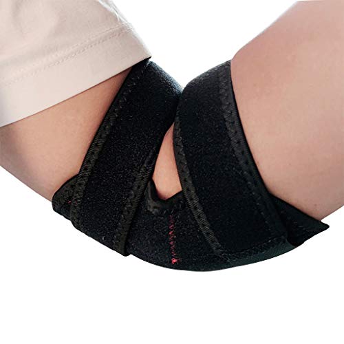 Elbow Brace Compression Support - Elbow Support Pads Protector Brace Sleeve Guard Training Sports Fitness, Tennis Elbow Brace and Golfers Elbow, Arthritis, Workouts, Weightlifting - Reduce Elbow Pain