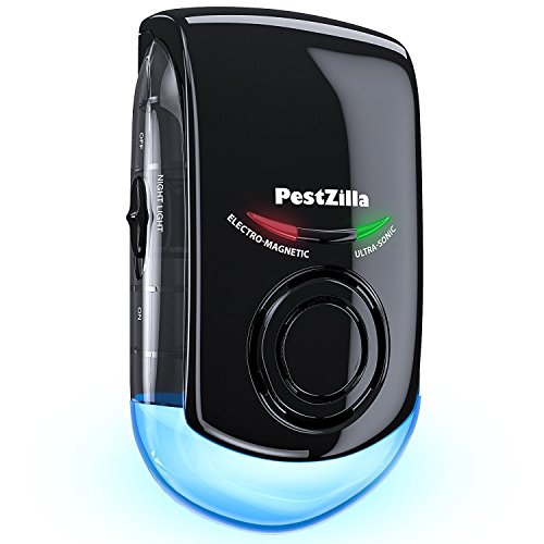 PestZilla Electronic Pest Repeller Device with Direct Plug-in with Night Light – Defends Against All Types of Insects and Rodents; Mice, Ants, Rats, Etc. Powerful DIY Pest Control Solution [UPGRADED] - Thumbnail 2