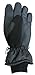 N'Ice Caps Kids Bulky Thinsulate and Waterproof Winter Ski Glove With Ridges (4-5yrs, Black)