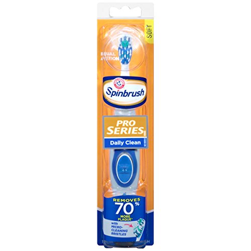 Spinbrush Proclean Battery Powered Toothbrush, Soft (Colors may vary)