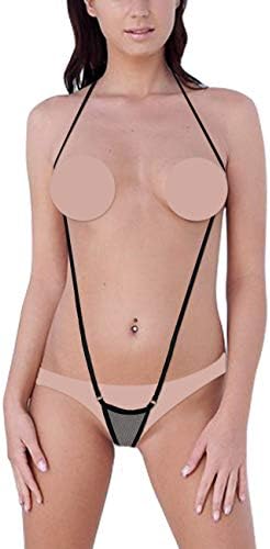 Afom Women's Sexy G-String Sling Micro Bikini Underwear Thong