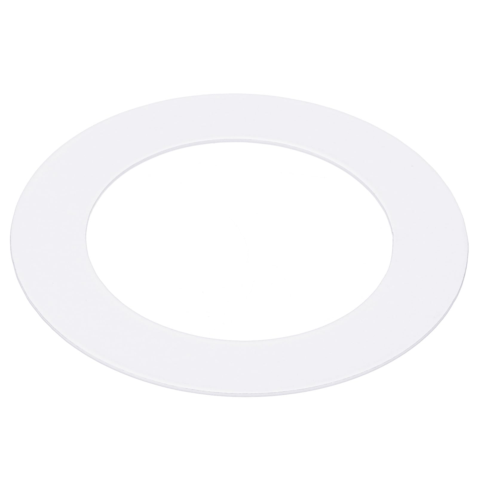 PATIKIL 2.01" ID 2.99" OD Goof Rings for Recessed Light, Gloss White Goof Metal Trim Ring Lighting Fixture for Ceiling Wall Recessed Can Downlights