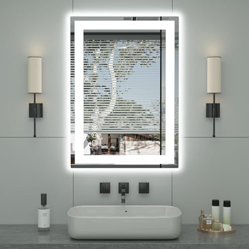 Miskerm 20"x 28" LED Bathroom Mirror Front
