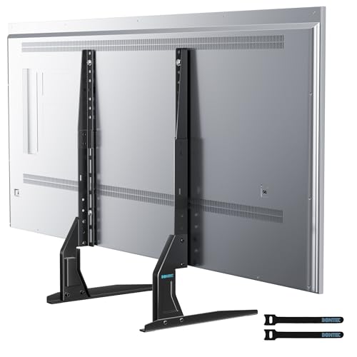 Bontec Support TV Sur Pied Réglable, 22-65 Pouces, Charge 50 Kg